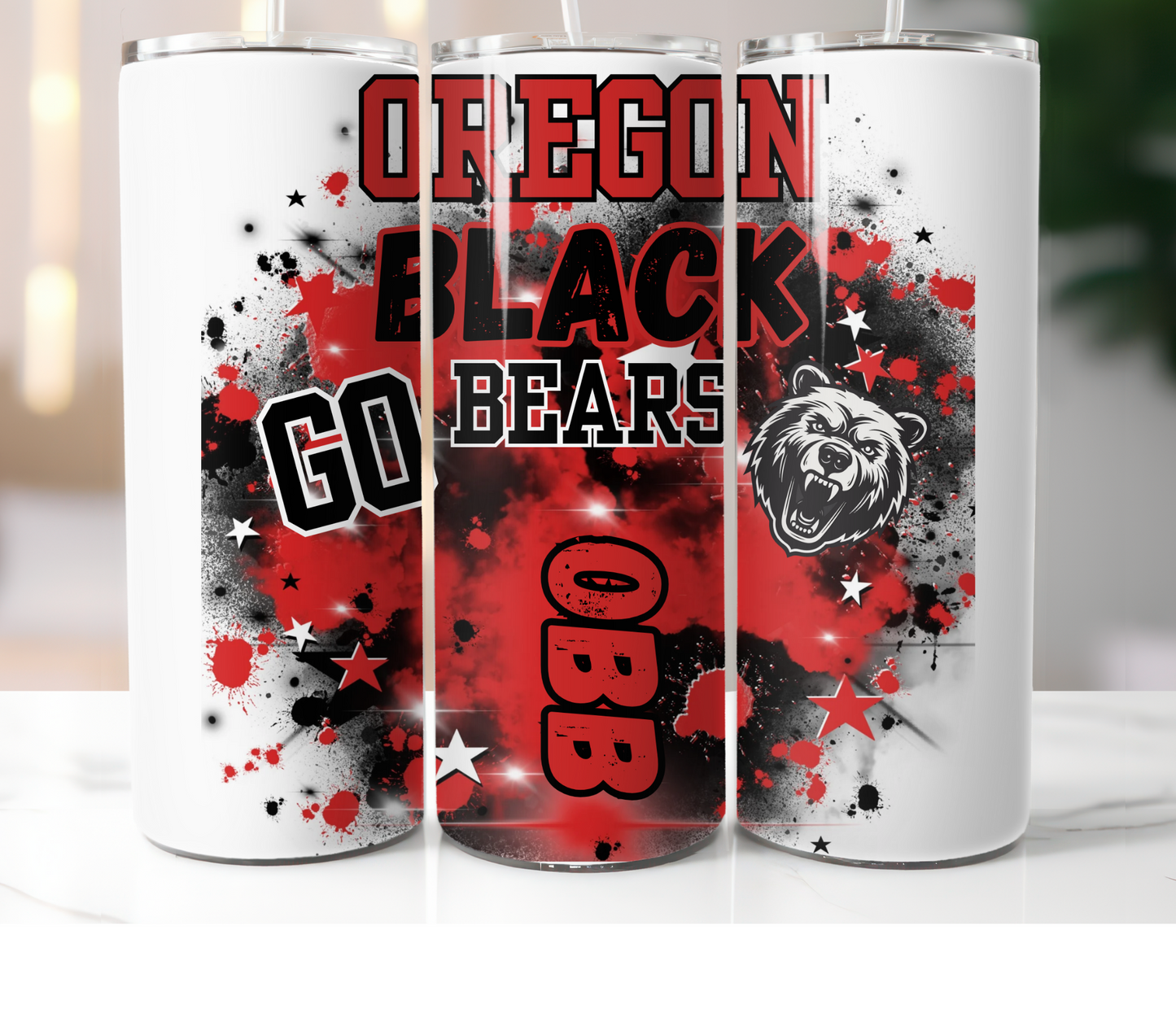 Oregon Blackbears Tumbler