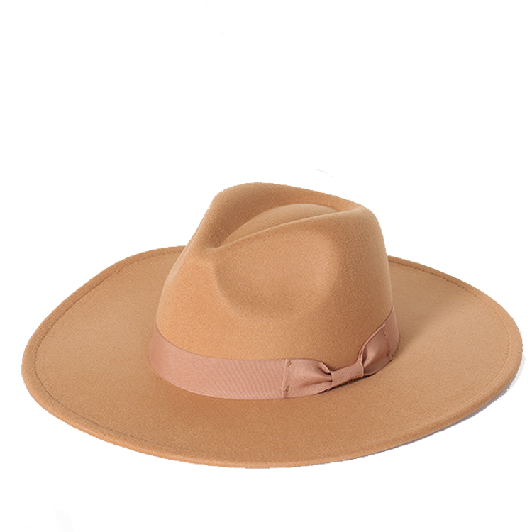New color Fedora winter hat top concave-convex water drop 9.5cm brim male and female felt