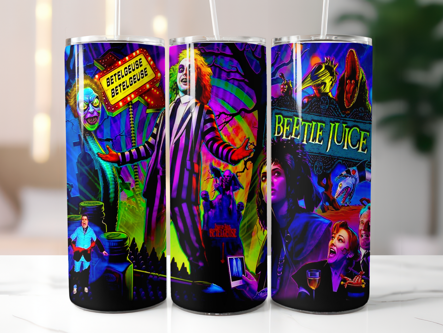 Beetlejuice Tumbler