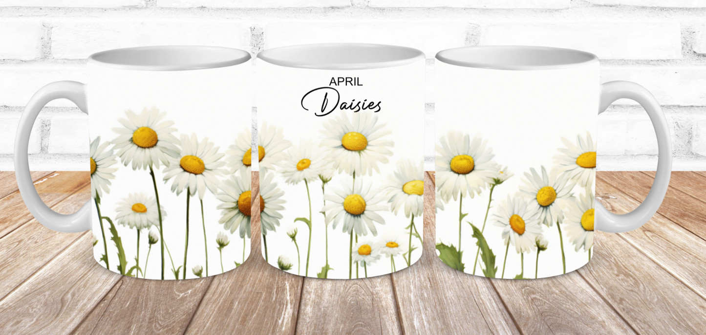 Birth Months Floral Mugs