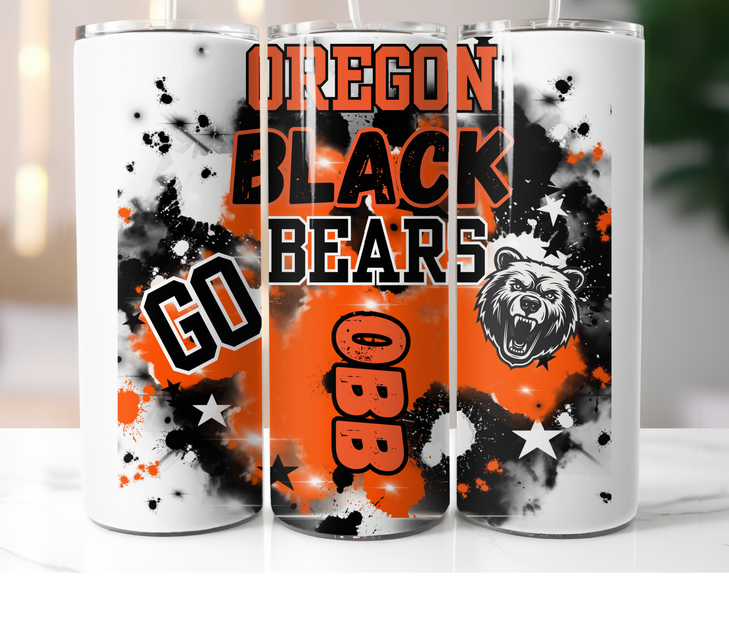 Oregon Blackbears Tumbler