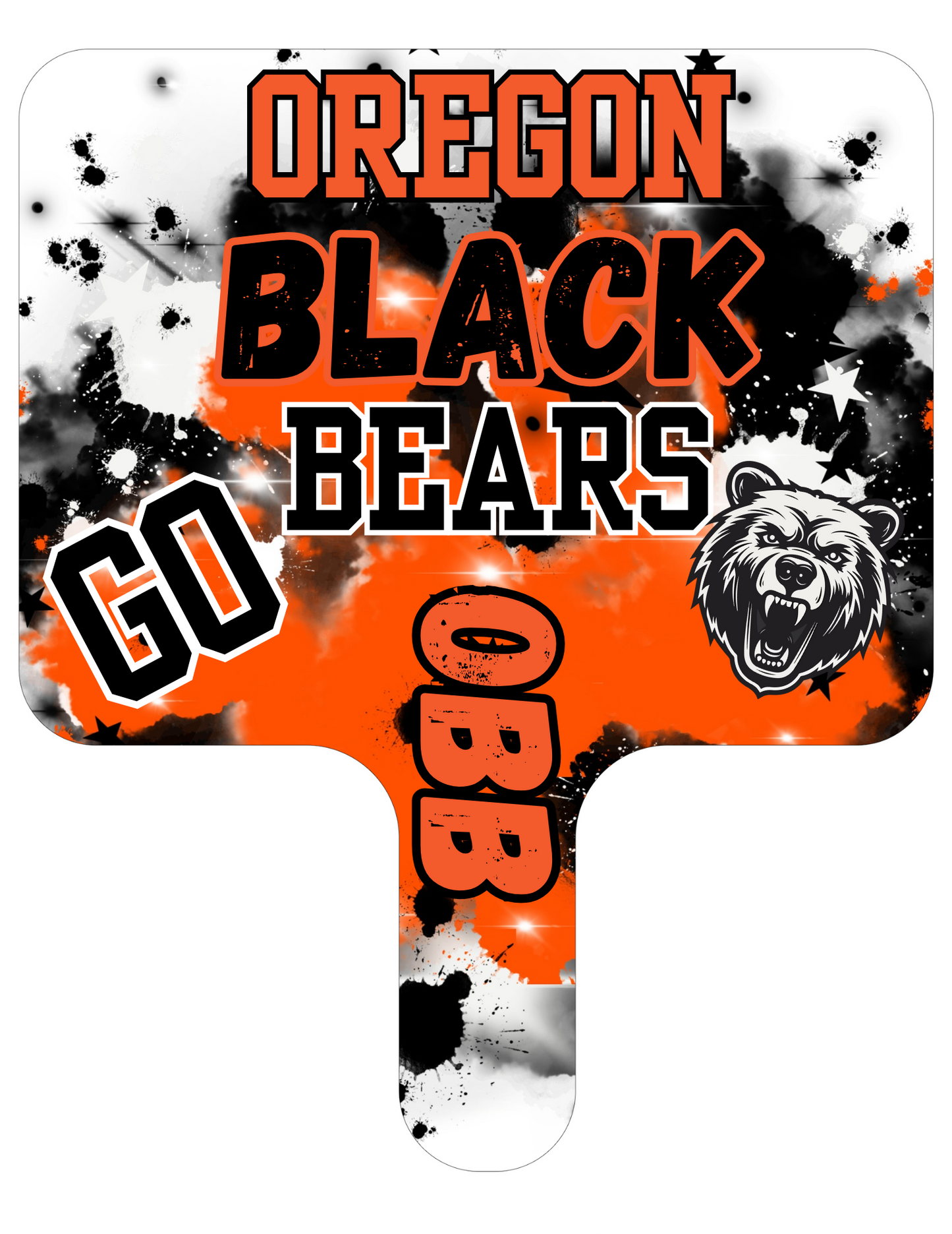 Oregon Blackbears Paddle Fan